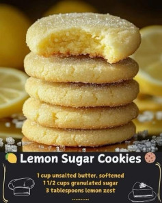 Lemon Sugar Cookies