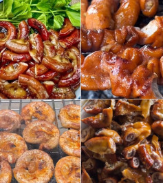 Lòng Nướng Mật Ong Sả Ớt - Thơm Ngon Giòn Rụm