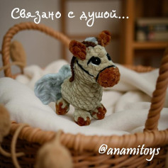 Лошадка амигуруми вязаная с душой: мастер-класс для начинающих.
