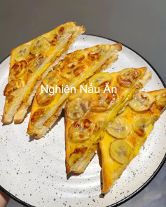 LƯU NGAY CÁCH LÀM BÁNH MÌ CHUỐI PHÔ MAI THƠM NGON HẤP DẪN .