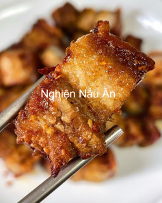 LƯU NGAY CÁCH LÀM THỊT BA CHỈ ( BA RỌI ) NƯỚNG NGŨ VỊ BẰNG NỒI CHIÊN KHÔNG DẦU.