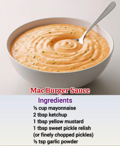 Mac Burger Sauce Recipe