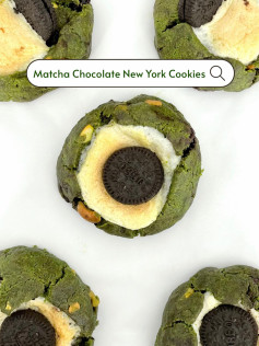 Matcha Chocolate NY cookies