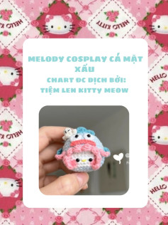 melody cosplay cá mặt xấu
