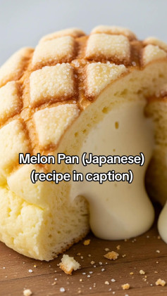 Melon Pan (Japanese) dessert
