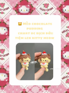 mèo chocolate pudding