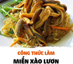 Miến Lươn Xào Đậm Đà Hương Vị Việt