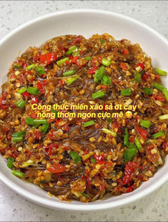 🌶 MIẾN XÀO SẢ ỚT CAY NỒNG THƠM NGON – CỰC ĐỈNH ĂN KÈM CƠM TRẮNG 🌶