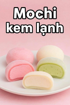 Mochi kem lạnh tự nhiên – đẹp mắt, mát lịm tim! 🥰🥰🥰