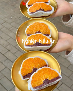 Mochi Quýt Đậu Đỏ Chua Ngọt Dẻo Dai