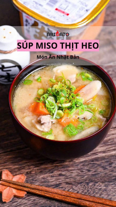 Món Nhật (Phần 56) | Súp miso thịt heo Nhật Bản