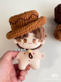mũ cao bồi doll 10cm