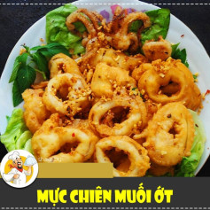 Mực Chiên Giòn Muối Tiêu Ớt Thơm Lừng