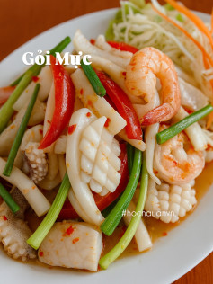 Mực Giòn Chua Cay Thơm Ngon – Hương Vị Biển Cả