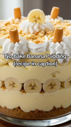 No-Bake Banana Pudding