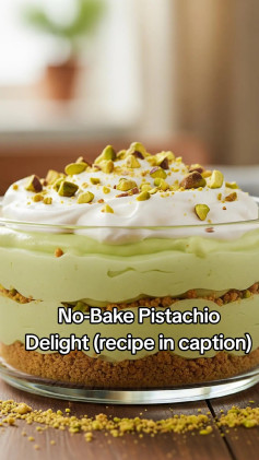 No-Bake Pistachio Delight