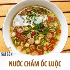 Nước Chấm ốc luộc Gừng Tắc Sả Thơm Ngon