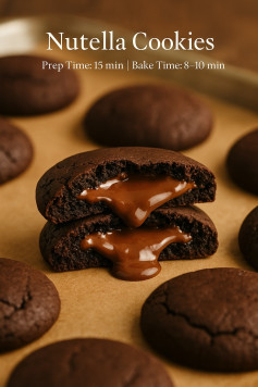 Nutella Cookies Recipe