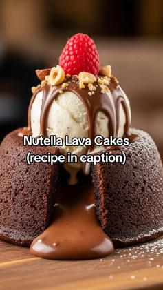 Nutella Lava Cakes