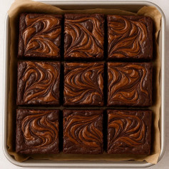 Nutella Swirl Brownies Recipe