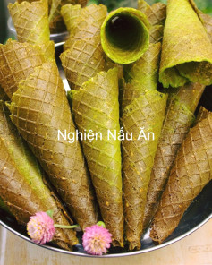 Ốc Quế Lá Dứa Giòn Thơm Mát Lạnh