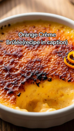 Orange Crème Brûlée