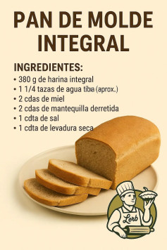 🍞 Pan de Molde Integral