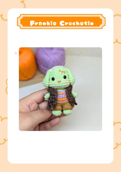 Patrón de Amigurumi de Frankie para Principiantes