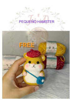 Patrón de amigurumi: lindo hámster pequeño gratis