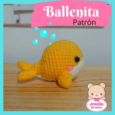 Patrón de Ballenita Amigurumi para Tejer a Crochet