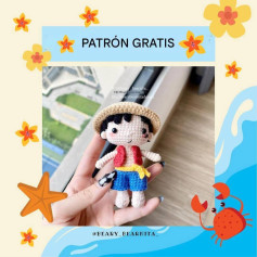 Patrón de muñeco de crochet gratis inspirado en pirata