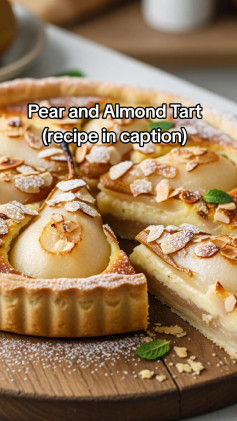 Pear and Almond Tart