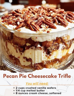 Pecan Pie Cheesecake Trifle
