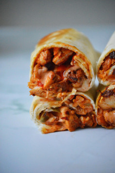 🔥 Peri Peri Chicken Wrap Recipe Creamy Peri Peri Chicken Wrap