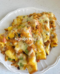 Pizza Bánh Mì Xúc Xích Phô Mai Tan Chảy