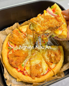 Pizza Gà Giòn Tan Từ Bánh Bao Độc Đáo