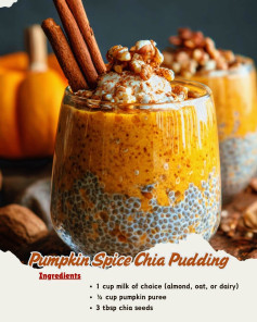 Pumpkin Spice Chia Pudding