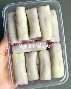 Purple Sweetness: Soft Glutinous Rice Cake