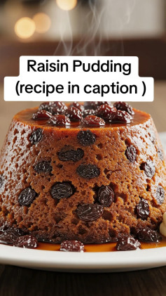 Raisin Pudding