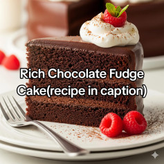 Rich Chocolate Fudge Cake