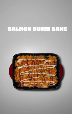 Salmon sushi bake ♡