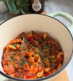 Savory Chicken Pad See Ew with Broccoli Delight