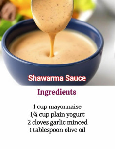 Shawarma sauce Shawarma sauce