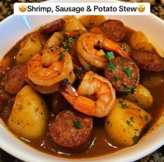 Shrimp, Sausage & Potato Stew