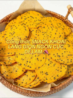 SNACK KHOAI LANG GIÒN NGON CỰC DỄ LÀM 🍠