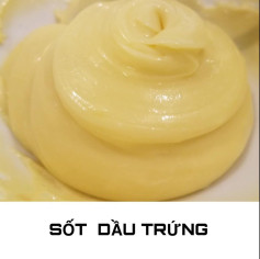 Sốt Trứng Vàng Óng Mịn Màng Hấp Dẫn