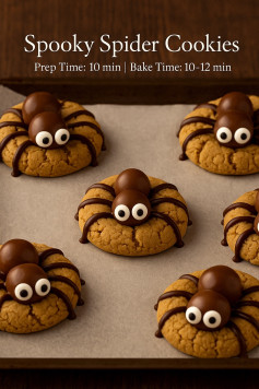 Spooky Spider Cookies Recipe