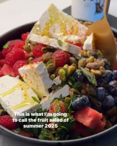 Summer Bliss Watermelon Feta Crunch