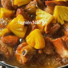 Sườn kho dứa thơm lừng, đậm đà đưa cơm