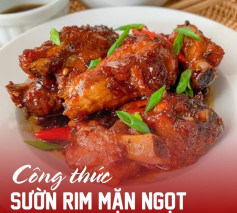 Sườn Non Rim Nước Mắm Đậm Vị Thơm Ngon